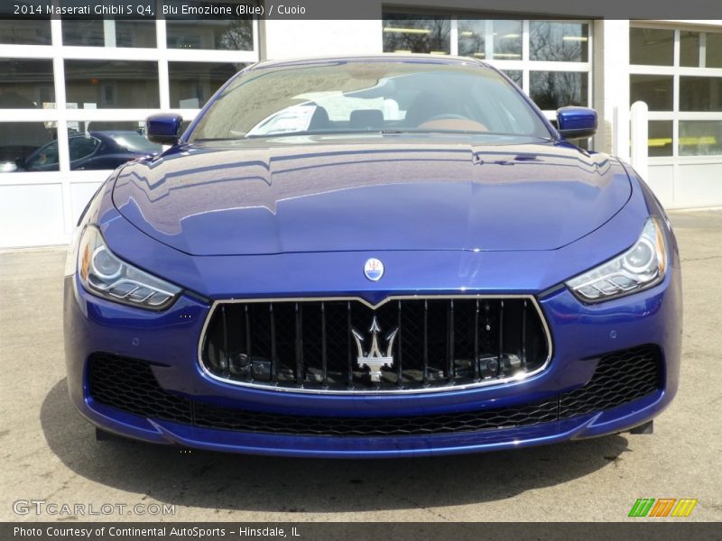 Blu Emozione (Blue) / Cuoio 2014 Maserati Ghibli S Q4