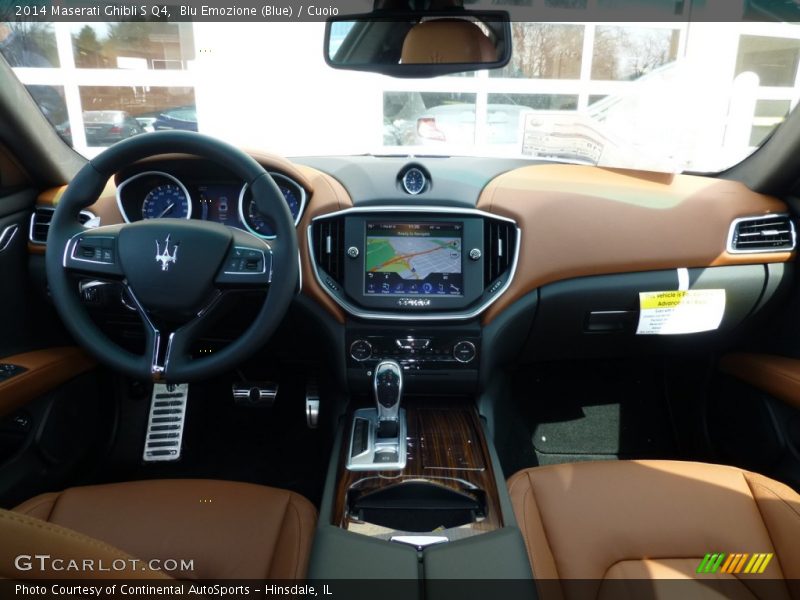 Blu Emozione (Blue) / Cuoio 2014 Maserati Ghibli S Q4
