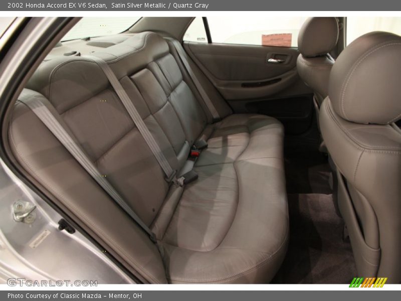 Satin Silver Metallic / Quartz Gray 2002 Honda Accord EX V6 Sedan