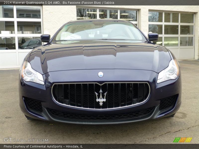 Blu Passione (Passion Blue) / Sabbia 2014 Maserati Quattroporte S Q4 AWD