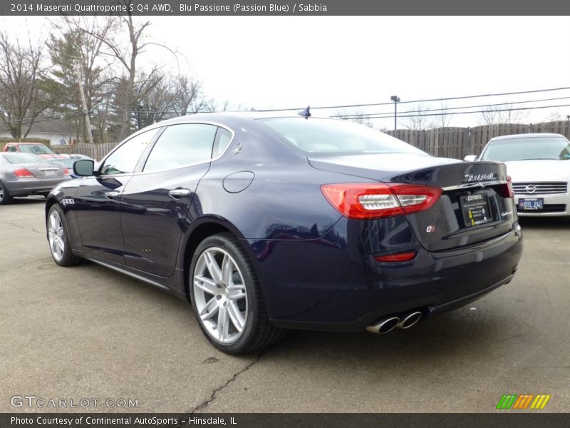 Blu Passione (Passion Blue) / Sabbia 2014 Maserati Quattroporte S Q4 AWD