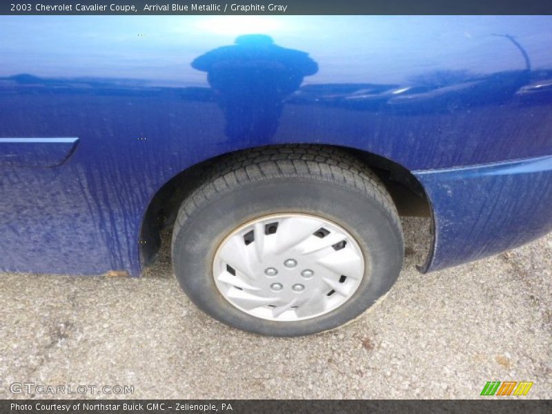 Arrival Blue Metallic / Graphite Gray 2003 Chevrolet Cavalier Coupe