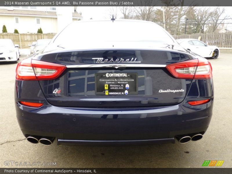 Blu Passione (Passion Blue) / Sabbia 2014 Maserati Quattroporte S Q4 AWD