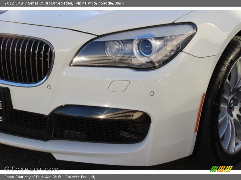 Alpine White / Saddle/Black 2012 BMW 7 Series 750i xDrive Sedan