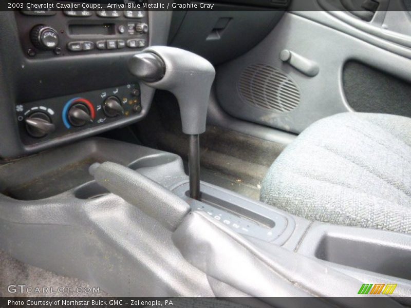 Arrival Blue Metallic / Graphite Gray 2003 Chevrolet Cavalier Coupe