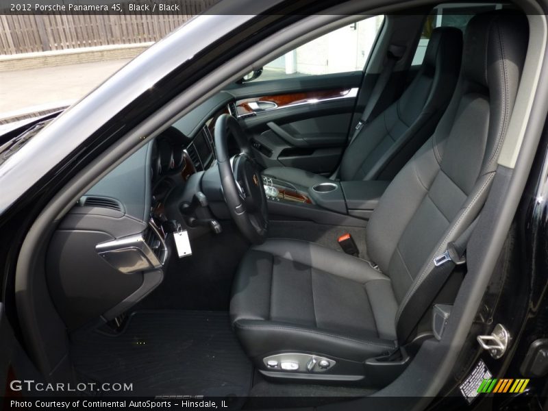 Front Seat of 2012 Panamera 4S