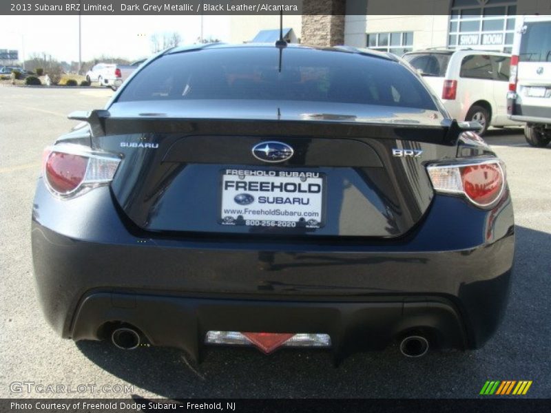 Dark Grey Metallic / Black Leather/Alcantara 2013 Subaru BRZ Limited