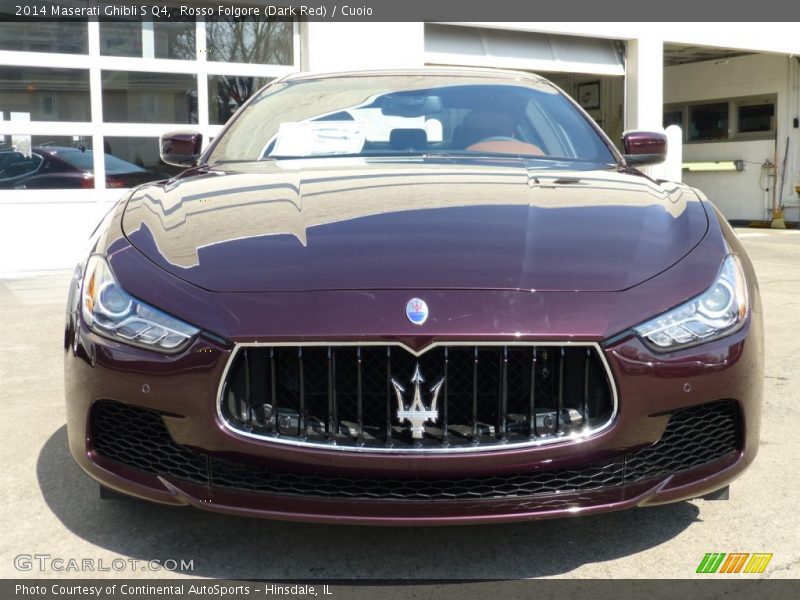 Rosso Folgore (Dark Red) / Cuoio 2014 Maserati Ghibli S Q4
