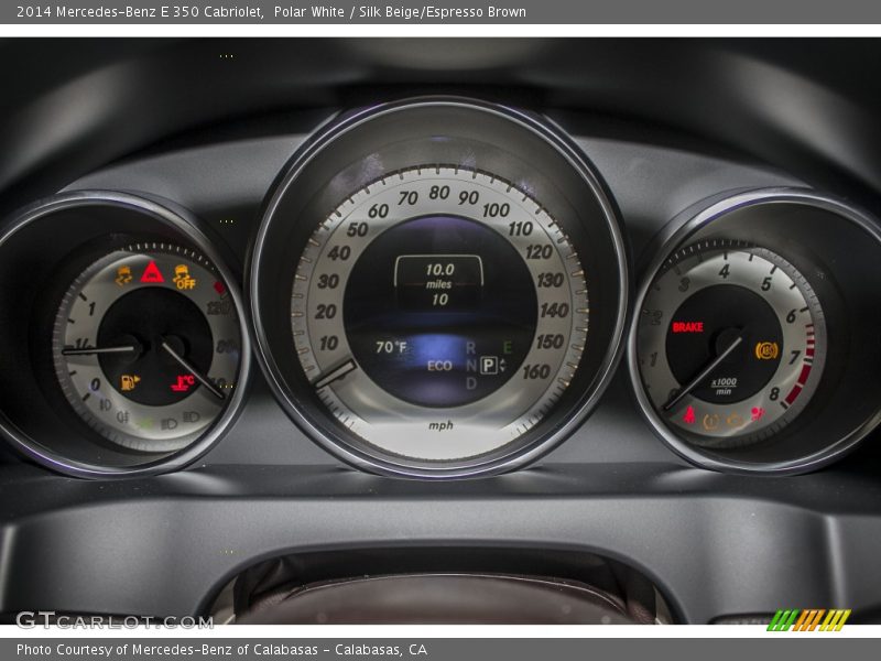 Polar White / Silk Beige/Espresso Brown 2014 Mercedes-Benz E 350 Cabriolet