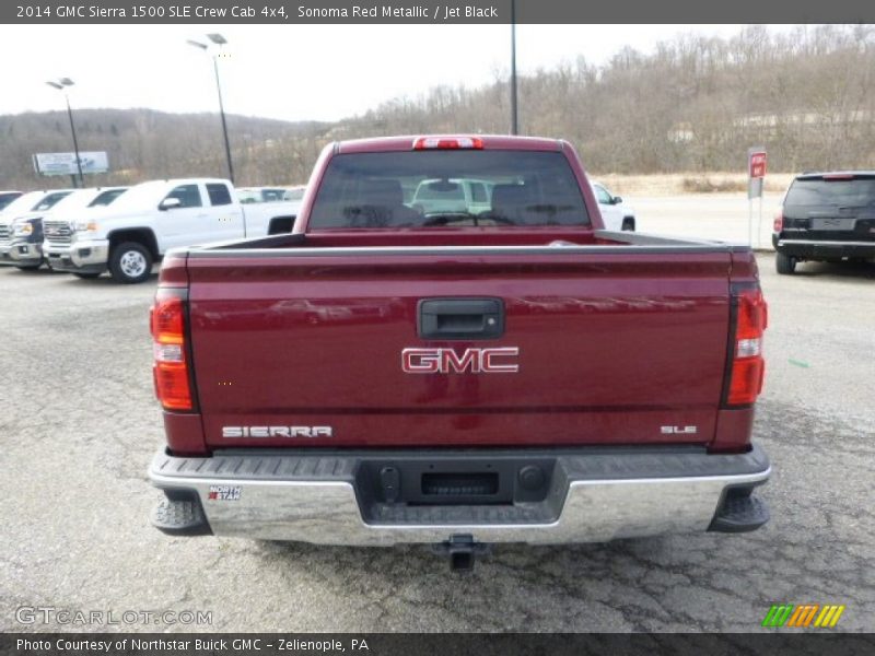 Sonoma Red Metallic / Jet Black 2014 GMC Sierra 1500 SLE Crew Cab 4x4