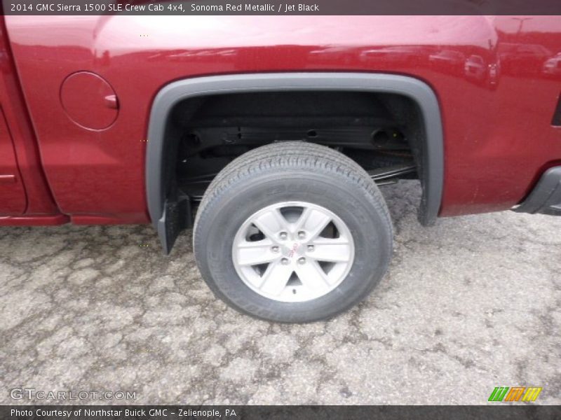 Sonoma Red Metallic / Jet Black 2014 GMC Sierra 1500 SLE Crew Cab 4x4