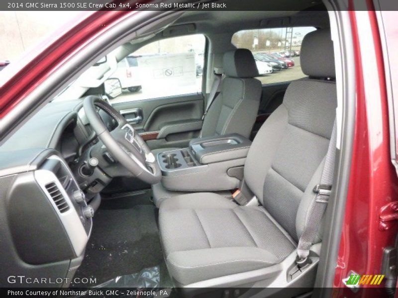 Sonoma Red Metallic / Jet Black 2014 GMC Sierra 1500 SLE Crew Cab 4x4