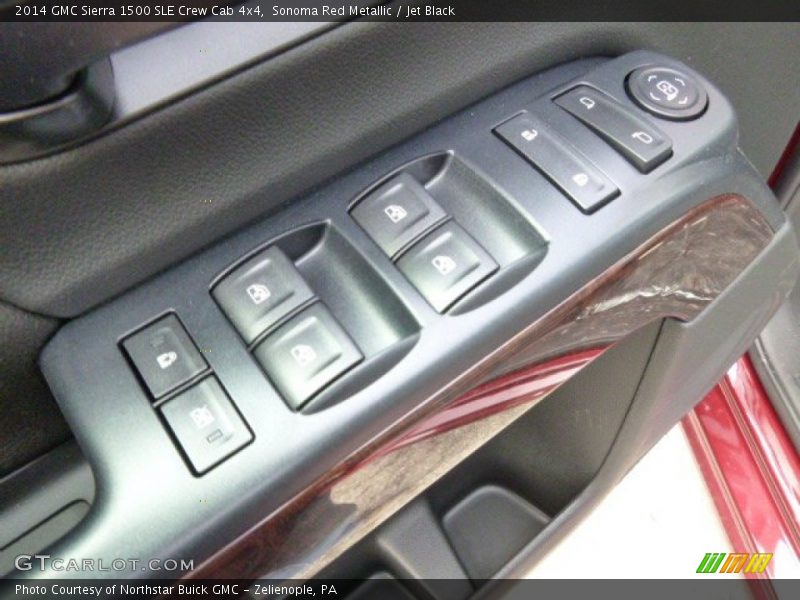 Sonoma Red Metallic / Jet Black 2014 GMC Sierra 1500 SLE Crew Cab 4x4