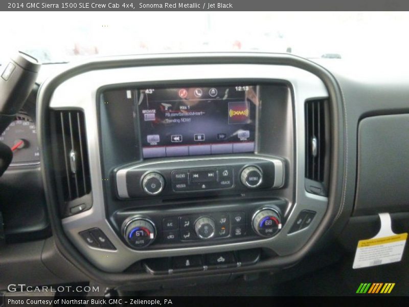 Sonoma Red Metallic / Jet Black 2014 GMC Sierra 1500 SLE Crew Cab 4x4