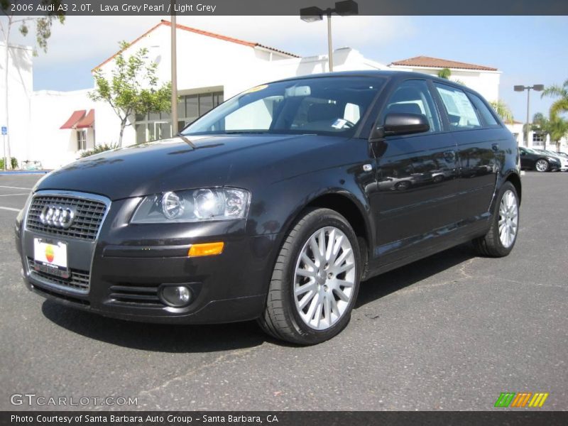 Lava Grey Pearl / Light Grey 2006 Audi A3 2.0T