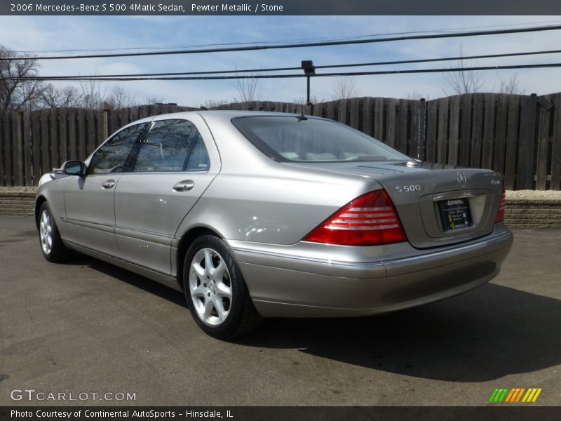 Pewter Metallic / Stone 2006 Mercedes-Benz S 500 4Matic Sedan