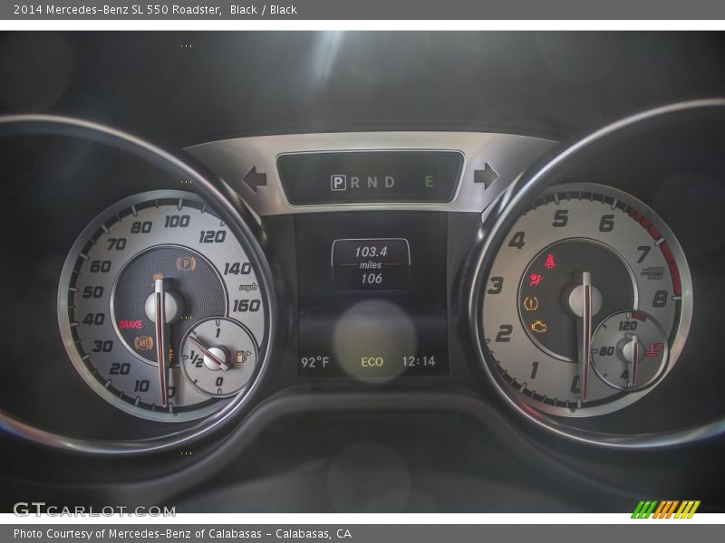 Black / Black 2014 Mercedes-Benz SL 550 Roadster