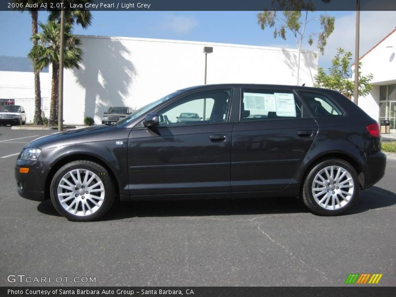 Lava Grey Pearl / Light Grey 2006 Audi A3 2.0T
