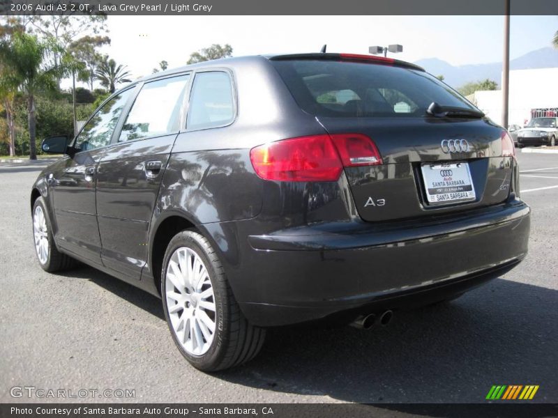 Lava Grey Pearl / Light Grey 2006 Audi A3 2.0T