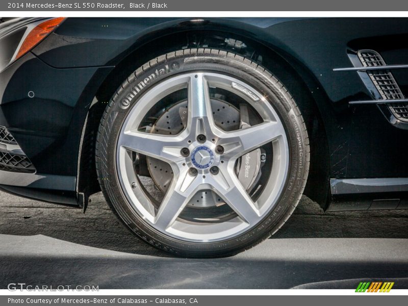 Black / Black 2014 Mercedes-Benz SL 550 Roadster