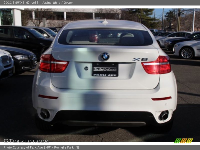 Alpine White / Oyster 2011 BMW X6 xDrive35i