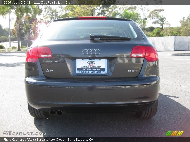 Lava Grey Pearl / Light Grey 2006 Audi A3 2.0T