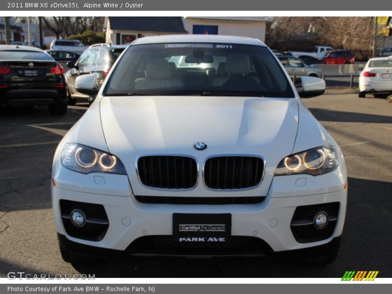 Alpine White / Oyster 2011 BMW X6 xDrive35i