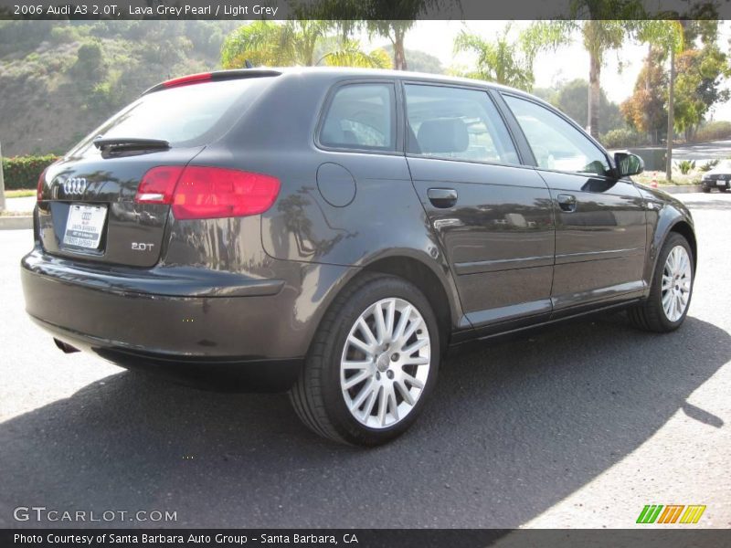 Lava Grey Pearl / Light Grey 2006 Audi A3 2.0T