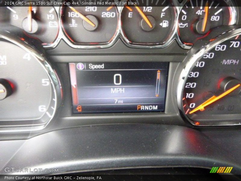 Sonoma Red Metallic / Jet Black 2014 GMC Sierra 1500 SLE Crew Cab 4x4