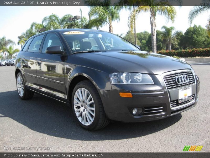 Lava Grey Pearl / Light Grey 2006 Audi A3 2.0T