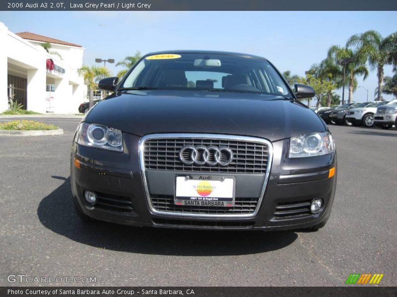 Lava Grey Pearl / Light Grey 2006 Audi A3 2.0T