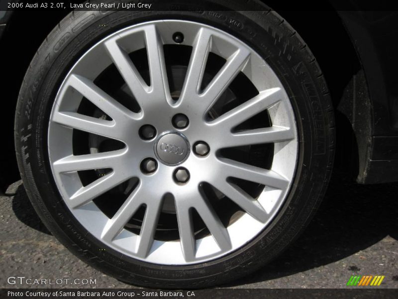 Lava Grey Pearl / Light Grey 2006 Audi A3 2.0T