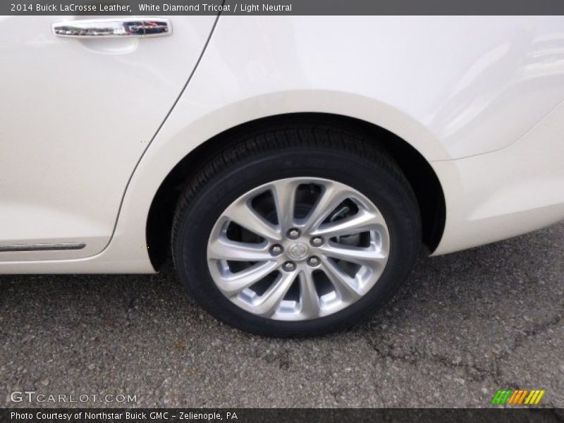 White Diamond Tricoat / Light Neutral 2014 Buick LaCrosse Leather