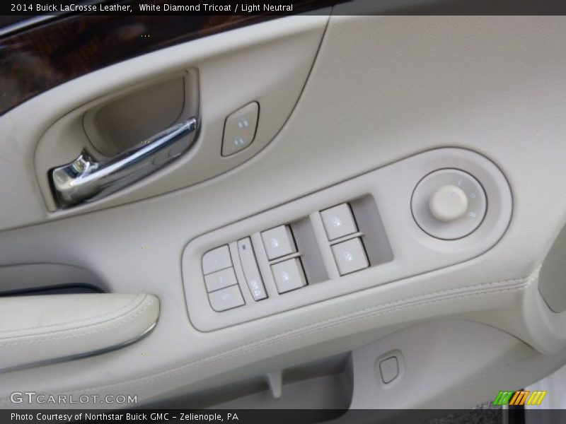 White Diamond Tricoat / Light Neutral 2014 Buick LaCrosse Leather