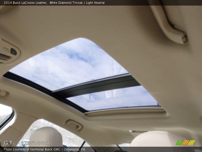White Diamond Tricoat / Light Neutral 2014 Buick LaCrosse Leather