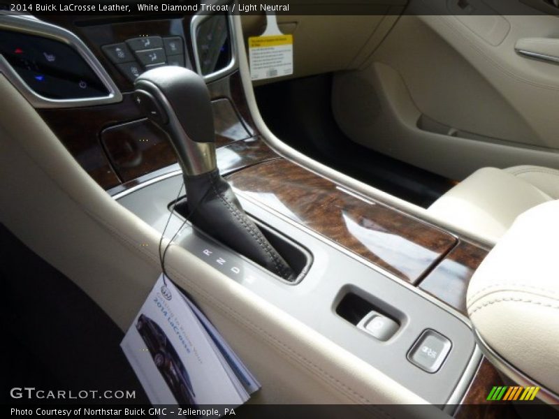 White Diamond Tricoat / Light Neutral 2014 Buick LaCrosse Leather
