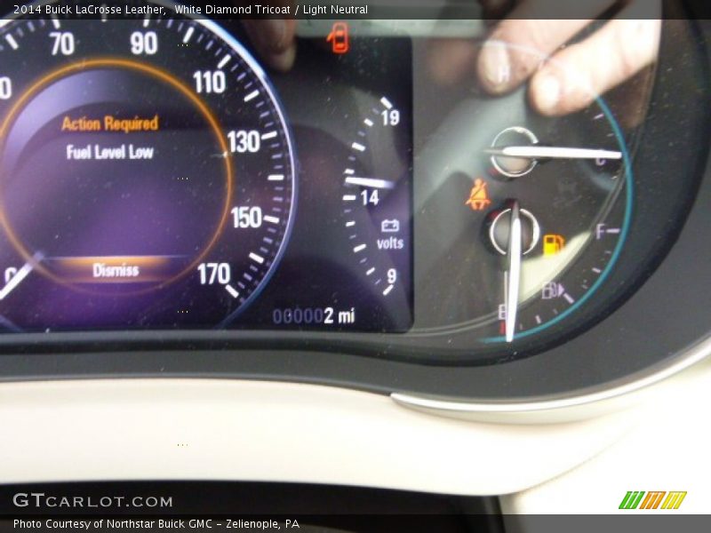 White Diamond Tricoat / Light Neutral 2014 Buick LaCrosse Leather