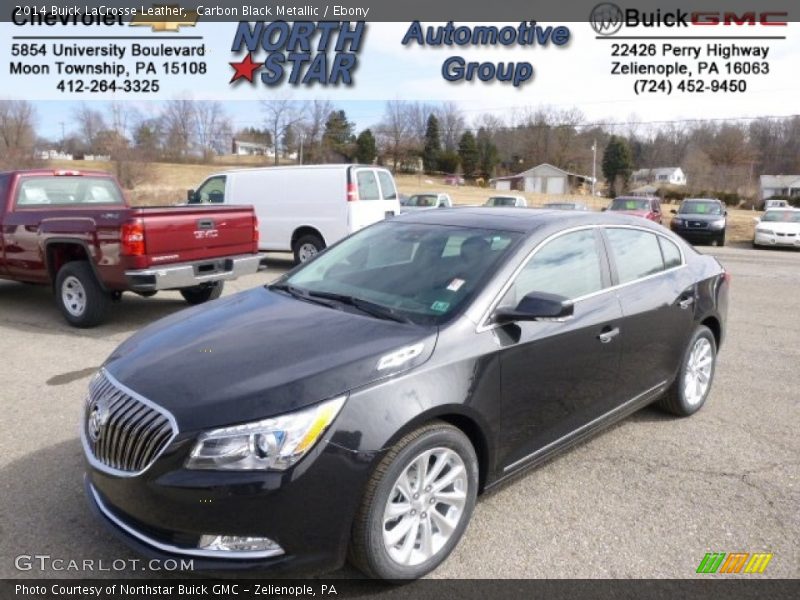 Carbon Black Metallic / Ebony 2014 Buick LaCrosse Leather