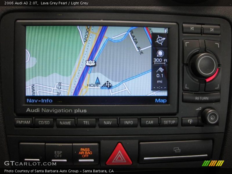 Lava Grey Pearl / Light Grey 2006 Audi A3 2.0T