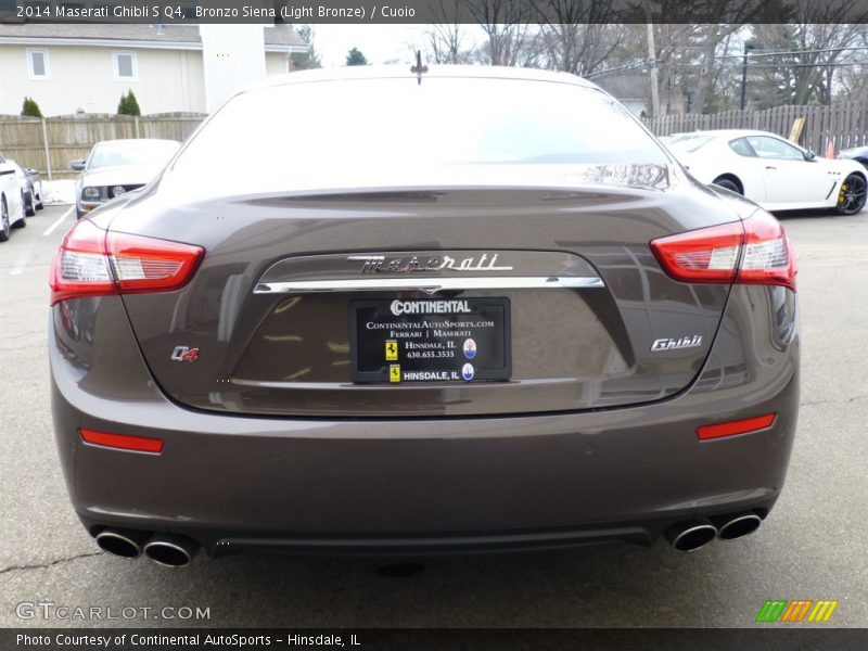 Bronzo Siena (Light Bronze) / Cuoio 2014 Maserati Ghibli S Q4