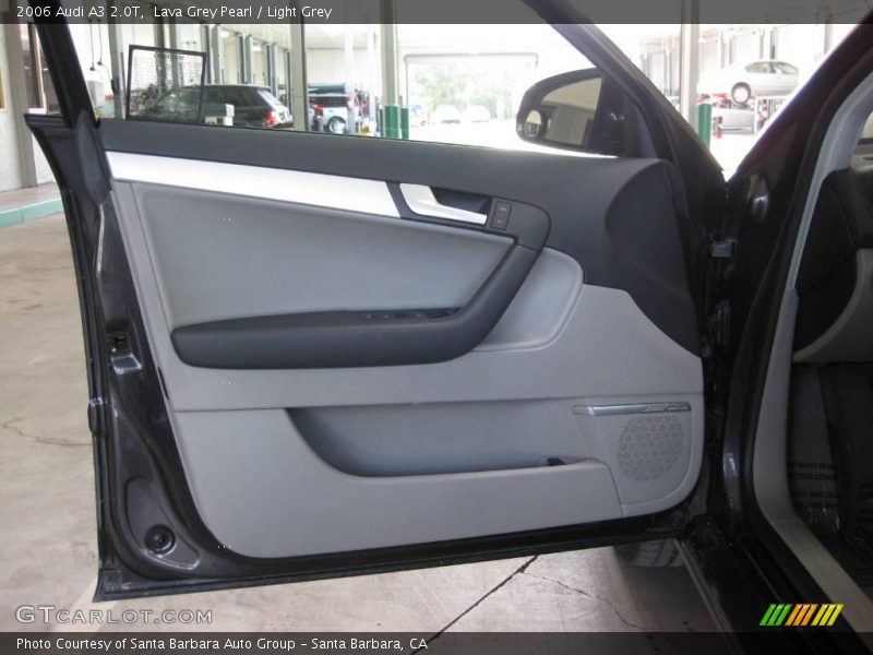 Lava Grey Pearl / Light Grey 2006 Audi A3 2.0T