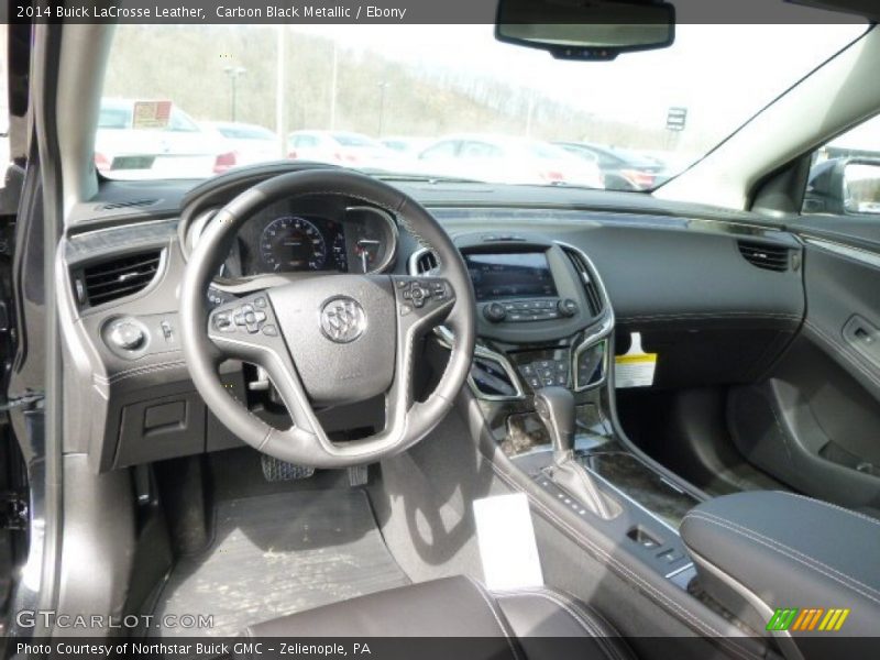 Carbon Black Metallic / Ebony 2014 Buick LaCrosse Leather
