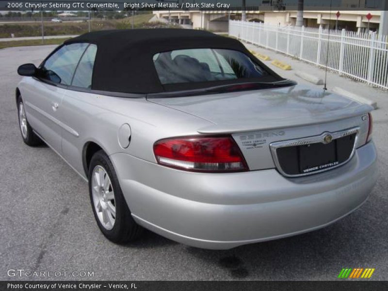 Bright Silver Metallic / Dark Slate Gray 2006 Chrysler Sebring GTC Convertible
