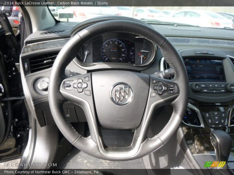 Carbon Black Metallic / Ebony 2014 Buick LaCrosse Leather