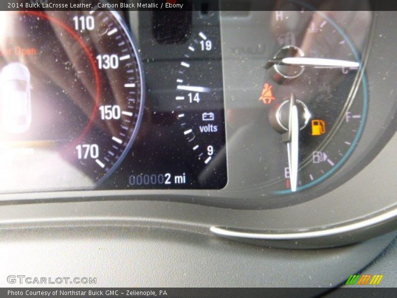 Carbon Black Metallic / Ebony 2014 Buick LaCrosse Leather