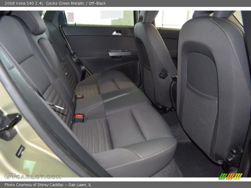 Gecko Green Metallic / Off-Black 2008 Volvo S40 2.4i