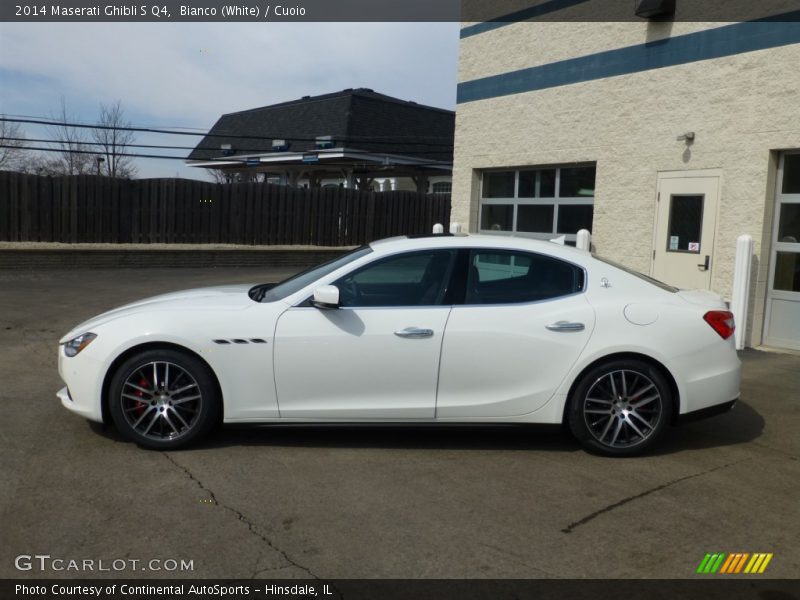 Bianco (White) / Cuoio 2014 Maserati Ghibli S Q4