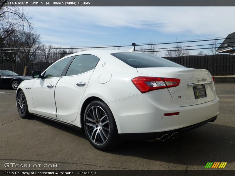 Bianco (White) / Cuoio 2014 Maserati Ghibli S Q4