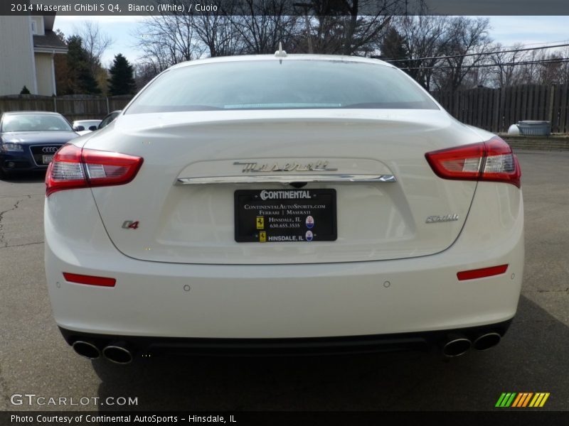 Bianco (White) / Cuoio 2014 Maserati Ghibli S Q4