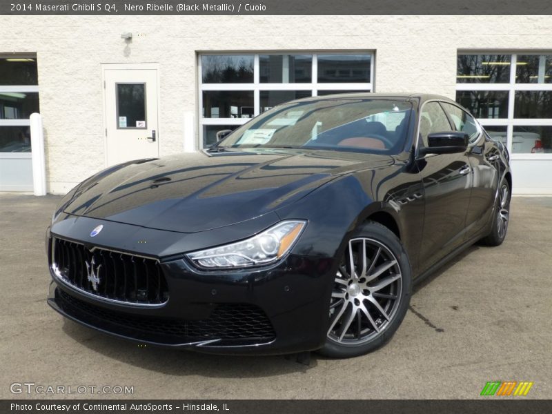 Nero Ribelle (Black Metallic) / Cuoio 2014 Maserati Ghibli S Q4